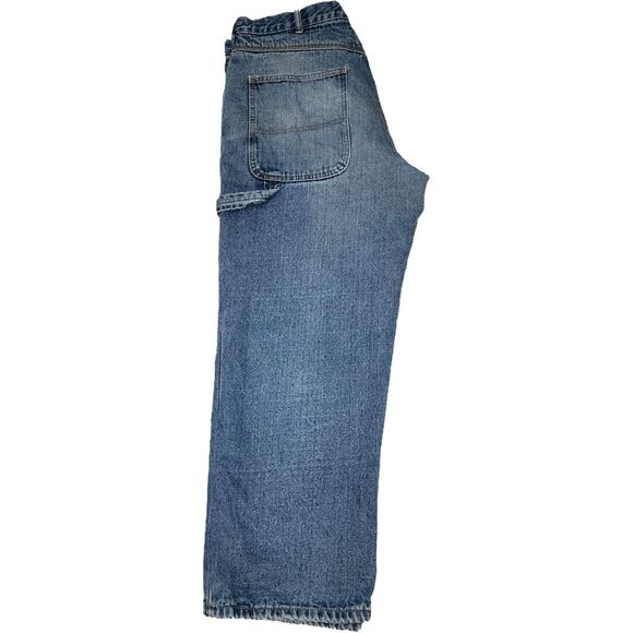 Crossfire Denim Men's Flannel Lined Carpenter Jeans Size 40 x 30